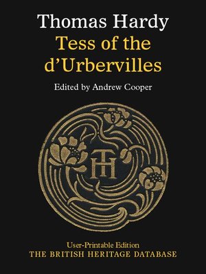 cover image of Tess of the d'Urbervilles - British Heritage Database Reader-Printable Edition with Study Materials